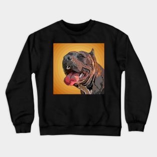 Pit bull smile Crewneck Sweatshirt